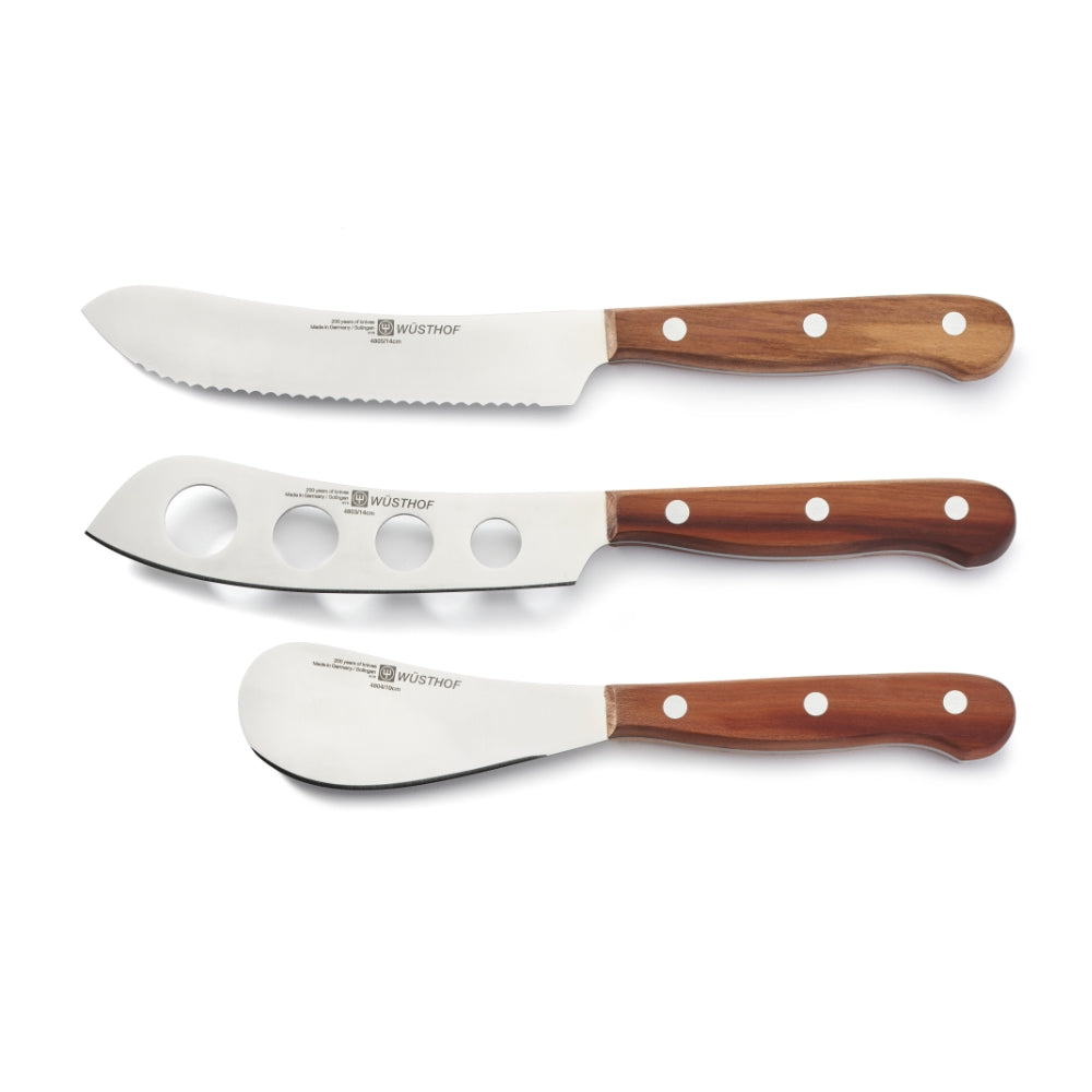 Wusthof Three-Piece Plum Charcuterie Knife Set