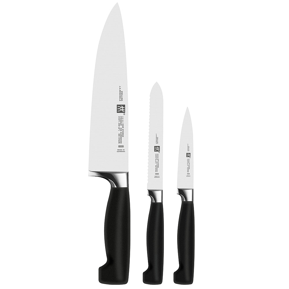 Zwilling J.A. Henckels Twin Professional S 3-Piece Chef Knife Set, Stainless Steel/black