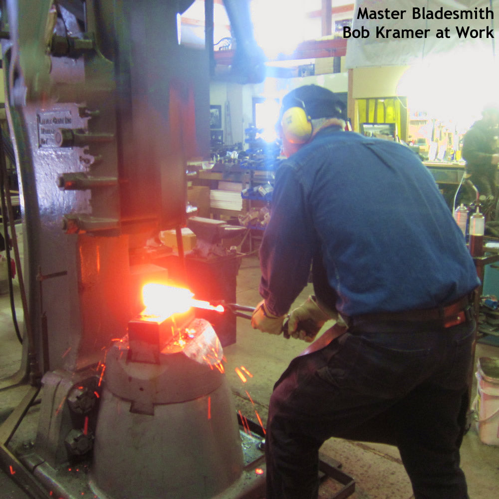 Master Bladesmith Bob Kramer at Work in His Shop