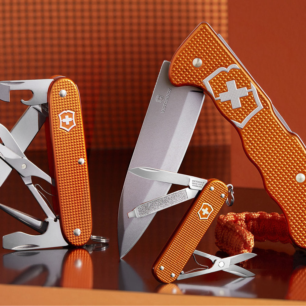 The Tiger Orange Alox 2021 Limited Edition Swiss Army Knife Collection