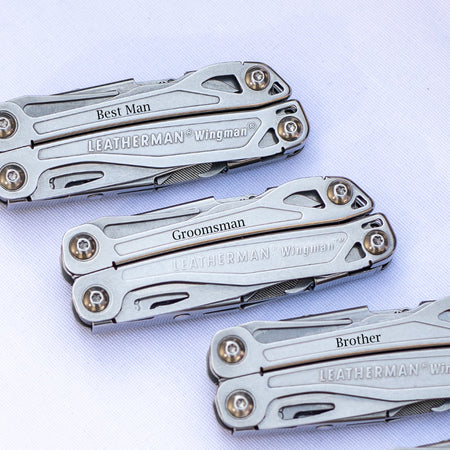 Personalized Groomsman Gifts at Swiss Knife Shop