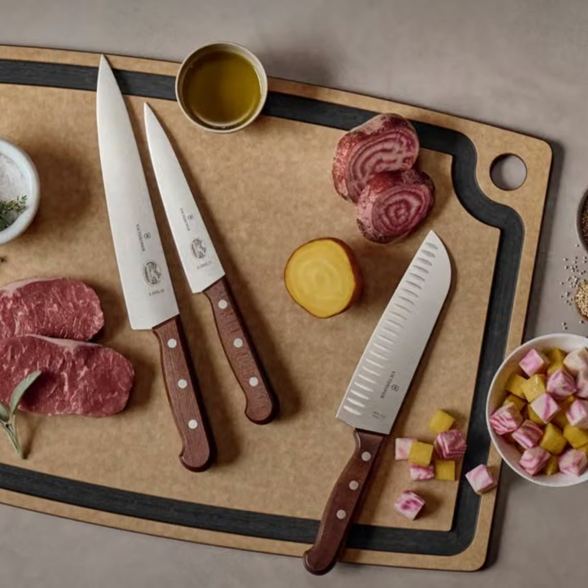 Victorinox Rosewood Handle Kitchen Knives at Swiss Knife Shop