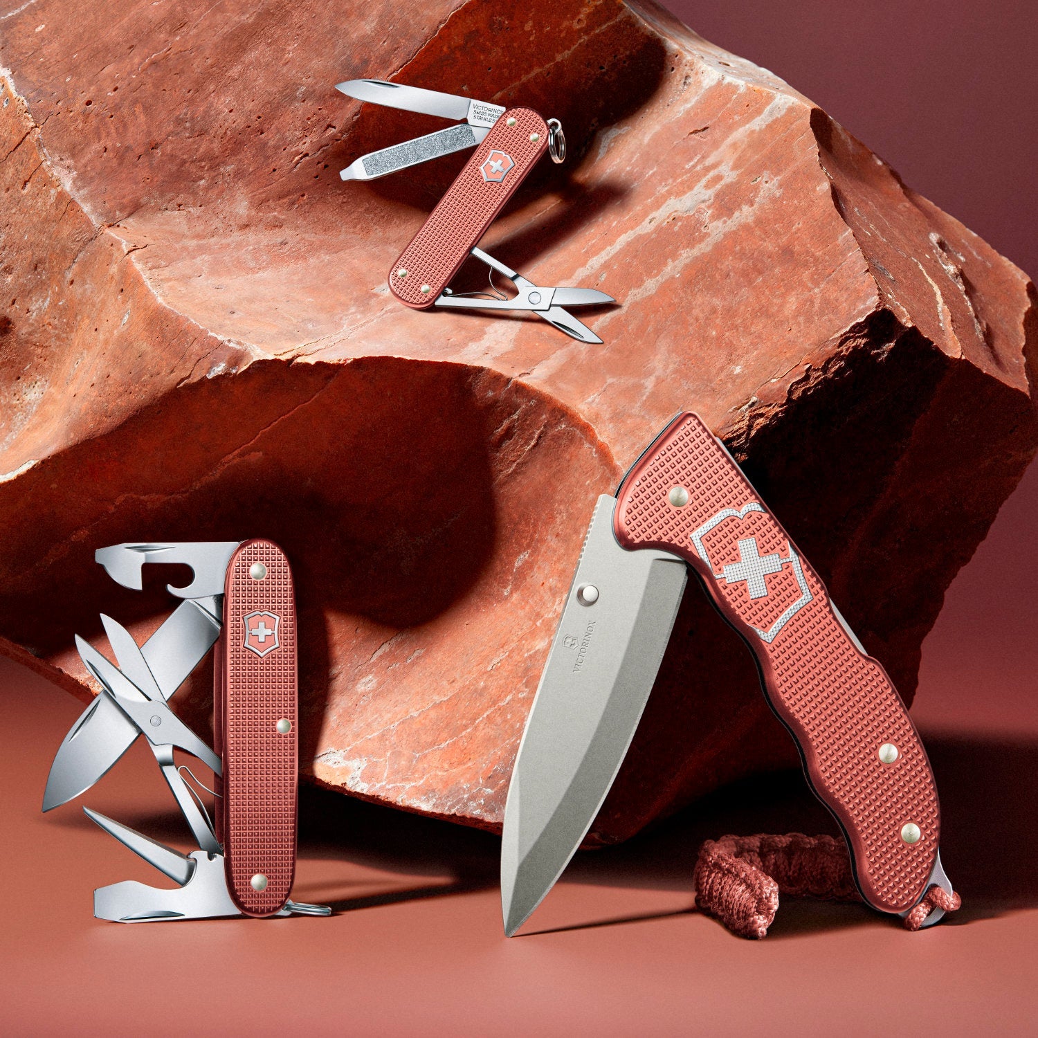 Victorinox 2025 Stone Red Alox Limited Edition Swiss Army Knives at Swiss Knife Shop
