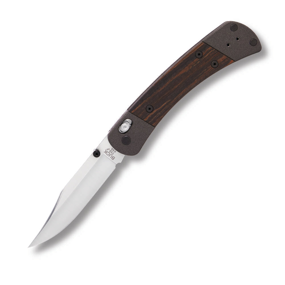 Buck 110 Folding Hunter Crossbar Knife