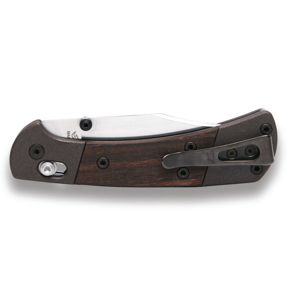 Buck 112 Folding Ranger Crossbar Knife Closed, Clip Side View