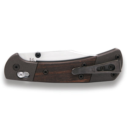 Buck 112 Folding Ranger Crossbar Knife Closed, Clip Side View