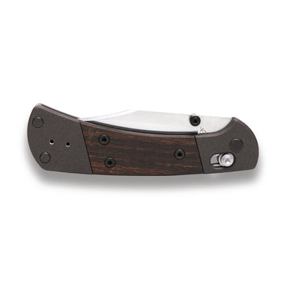 Buck 112 Folding Ranger Crossbar Knife Closed Front View