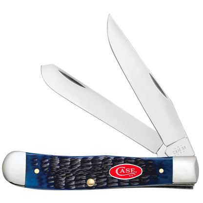 Case Trapper Navy Blue Bone Pocket Knife at Swiss Knife Shop