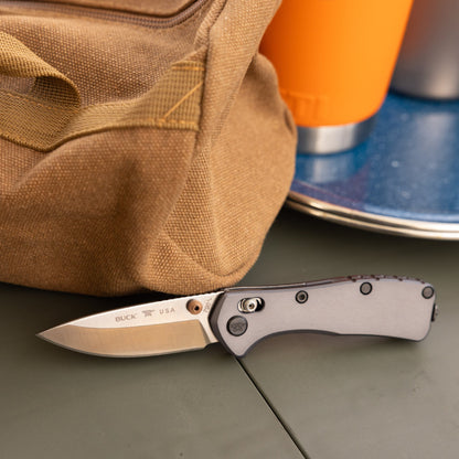 Buck 790 Mini Range Elite Lockblade Knife with Camping Gear