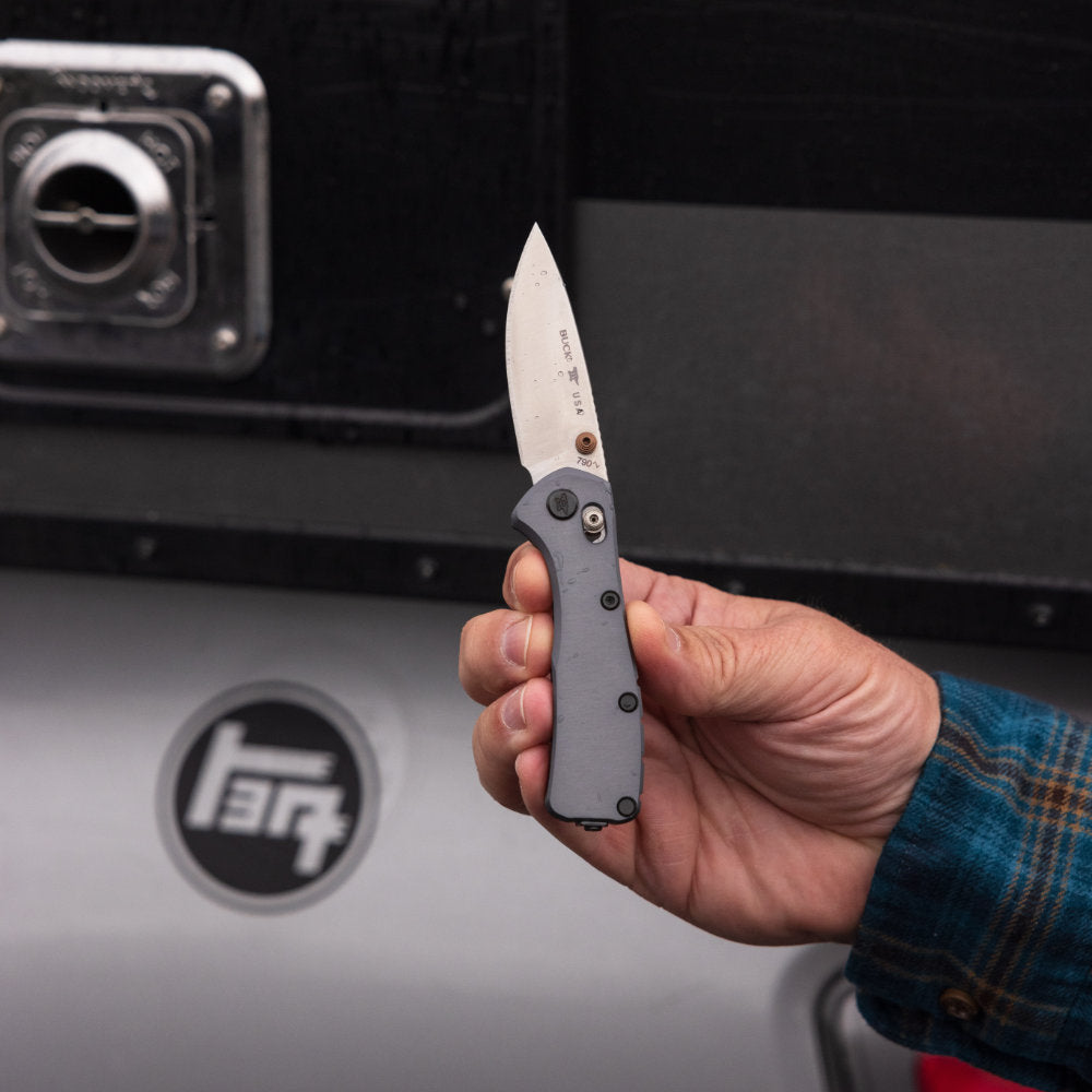 Buck 790 Mini Range Elite Lockblade Knife in Hand