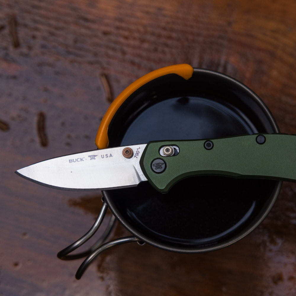 Buck 790 Mini Range Elite Lockblade Knife Details
