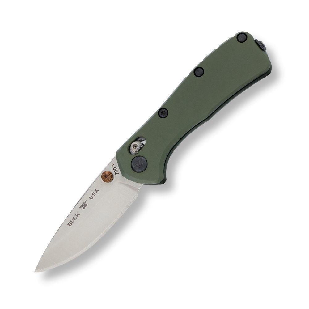 Buck 790 Mini Range Elite Lockblade Knife Green