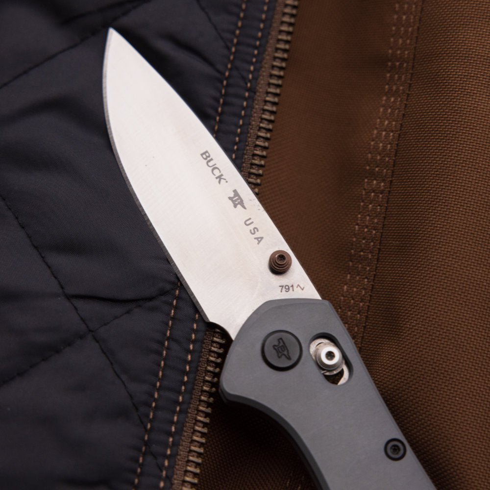 Buck 791 Range Elite Lockblade Knife Blade Detail