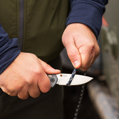 Buck 791 Range Elite Lockblade Knife Cutting Rope