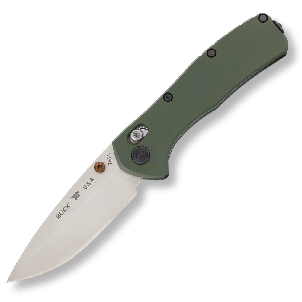 Buck 791 Range Elite Lockblade Knife Green