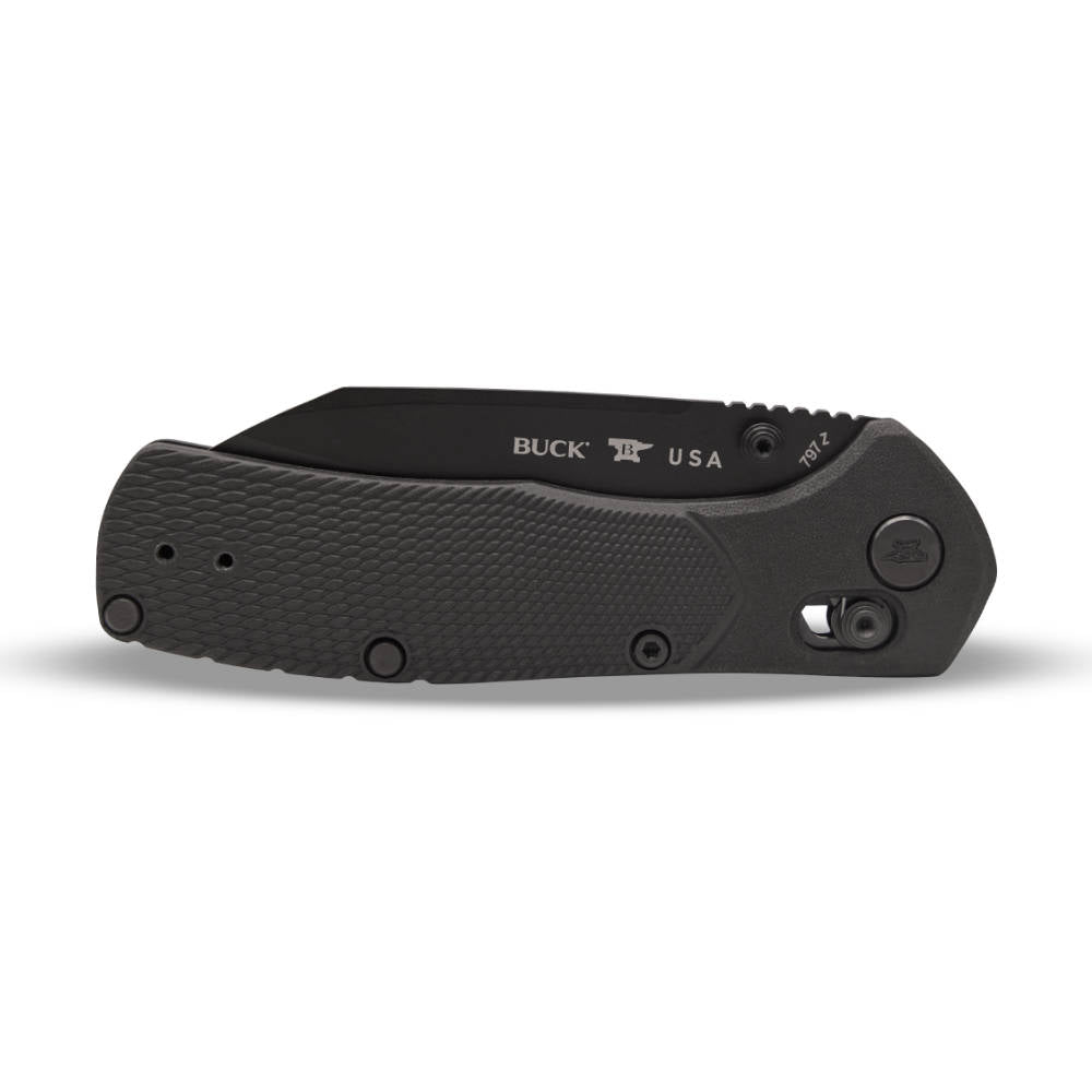 Buck 797 Range Pro Ops Lockblade Knife Fully Closed, Black