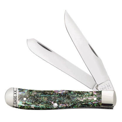 Case Trapper Smooth Abalone Pocket Knife at Swiss Knife Shop
