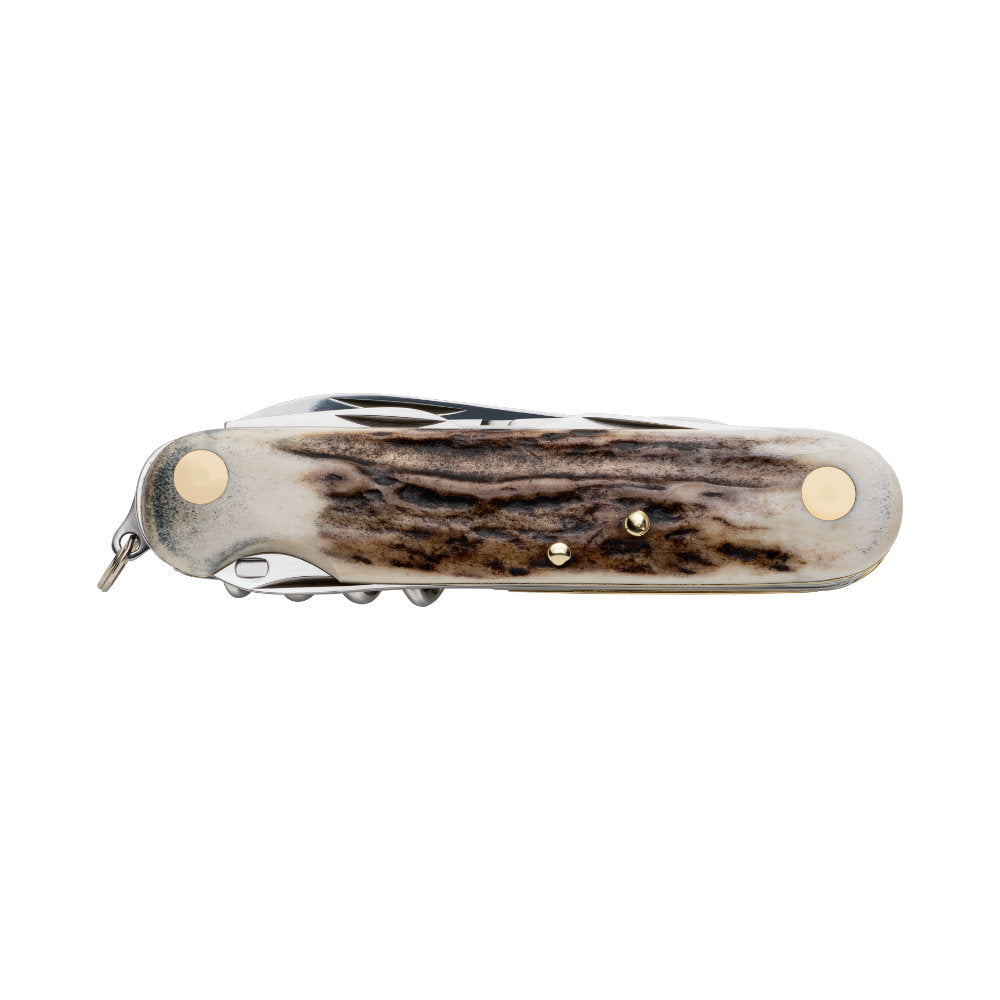 Fox Knives Venatores 226/7 Stag Horn Multi-function Pocket Knife Closed