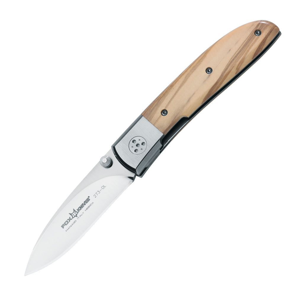 Fox Knives Elite Olive Wood Lockblade Knife at Swiss Knife Shop
