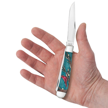 Case Trapper Cardinal Pocket Knife in Hand