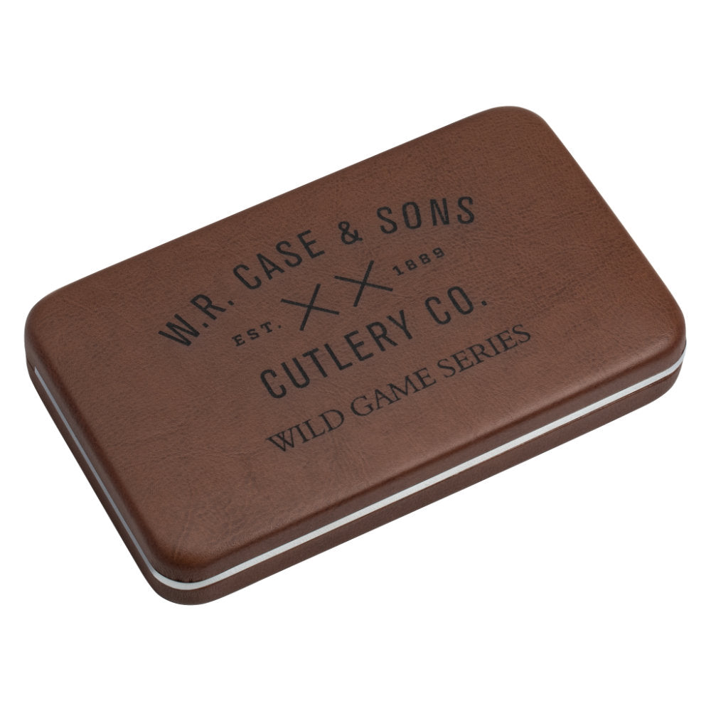 Case Trapper Wild Game Series Pocket Knife Gift Set Embellished Gift Box