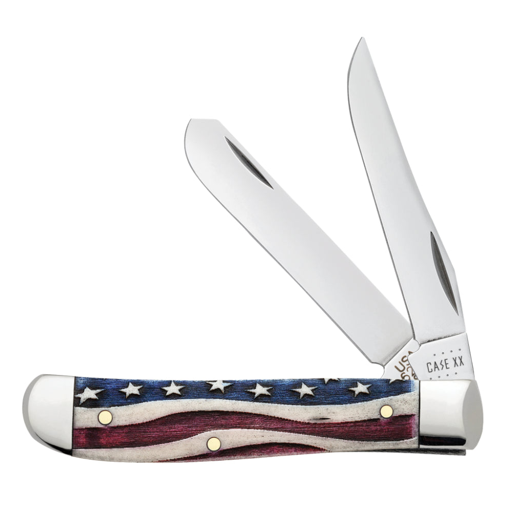 Case Mini Trapper Star Spangled Pocket Knife at Swiss Knife Shop