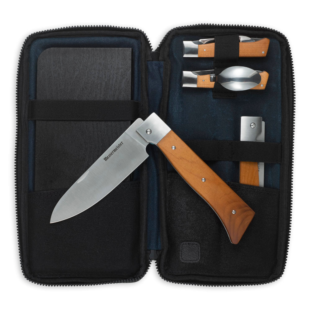 Messermeister Adventure Chef Maple 6-Piece Summit Outdoor Knife Set at Swiss Knife Shop