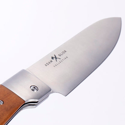 Messermeister Adventure Chef 6-inch Folding Chef's Knife Blade Detail, Back