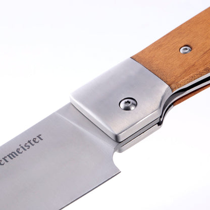Messermeister Adventure Chef 6-inch Folding Chef's Knife Bolster Detail