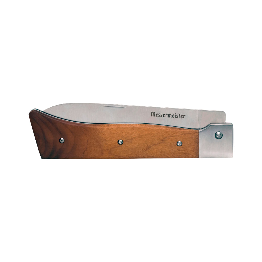 Messermeister Adventure Chef 6-inch Folding Chef's Knife Closed, Front View