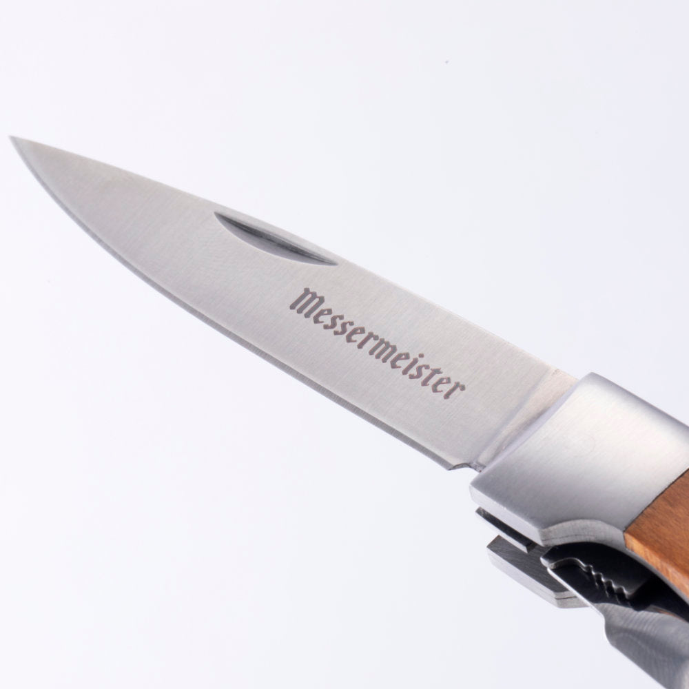 Messermeister Adventure Chef Folding Peeler and Parer Tool Blade Detail