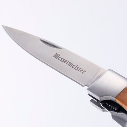 Messermeister Adventure Chef Folding Peeler and Parer Tool Blade Detail