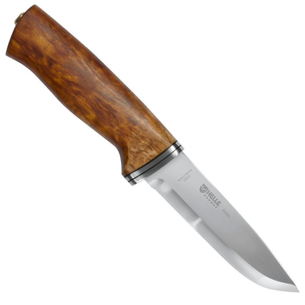 Helle Alden Outdoor Knife with Leather Sheath at Swiss Knife Shop