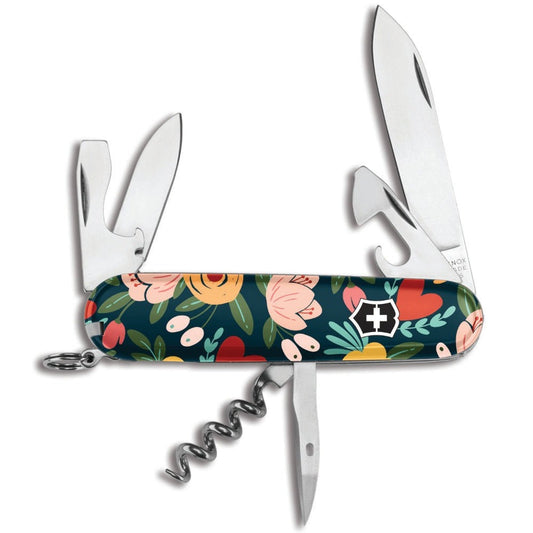 Victorinox Hearts and Flowers Spartan Designer Swiss Army Knife Only at Swiss Knife Shop