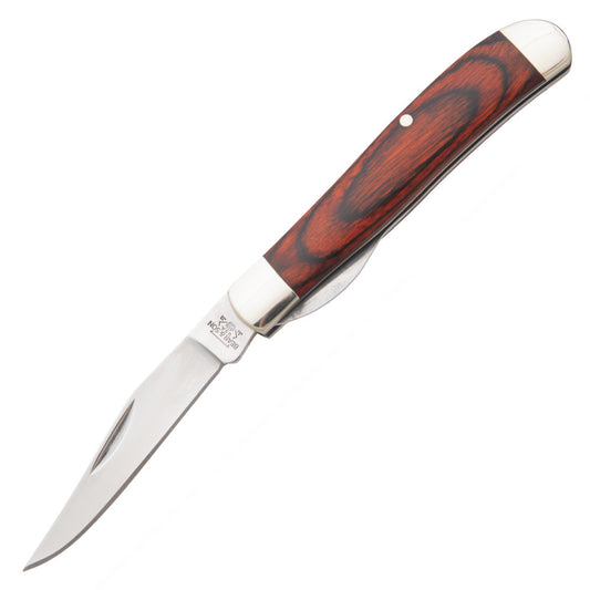 Bear and Son 206LR Mini Trapper Rosewood Liner Lock Knife at Swiss Knife Shop