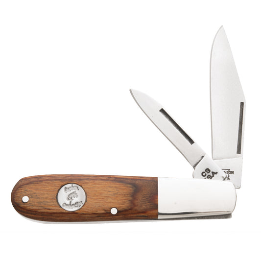 Bear and Son C2281 Barlow Heritage Walnut Carbon Steel Slipjoint Knife at Swiss Knife Shop
