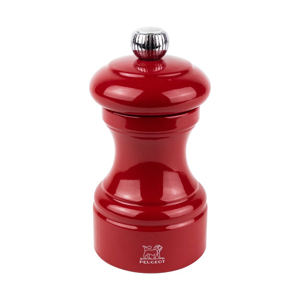 Peugeot Bistrorama Zirlion 4" Lacquer Salt Mill Passion Red