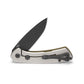 Buck 040 Onset Folding Lockblade Knife, OD Green Back View Open