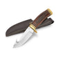 Buck 191 Zipper Knife with Walnut Handle and Leather Sheath