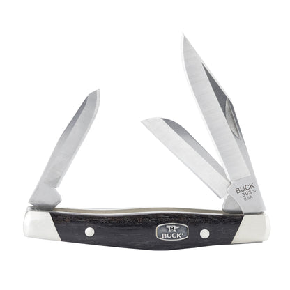 Buck 303 Cadet Folding Pocket Knife, Ebony Wood Handle