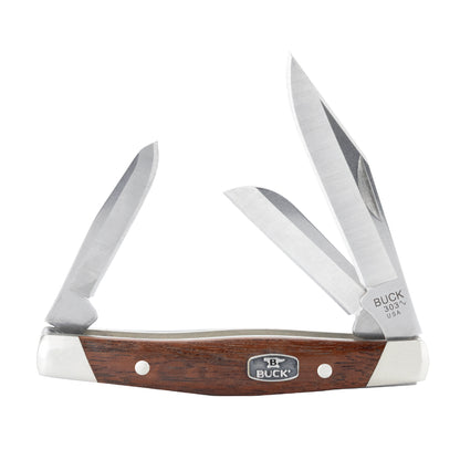 Buck 303 Cadet Folding Pocket Knife, Wood Handle at Swiss Knife Shop