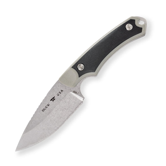 Buck 664 Alpha Hunter Select Fixed Blade Knife Grey at Swiss Knife Shop