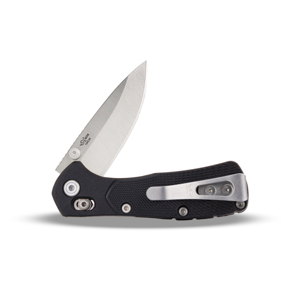Buck 790 Mini Range Pro Lockblade Knife Folded Open with Pocket Clip