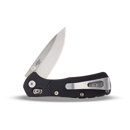 Buck 790 Mini Range Pro Lockblade Knife Folded Open with Pocket Clip