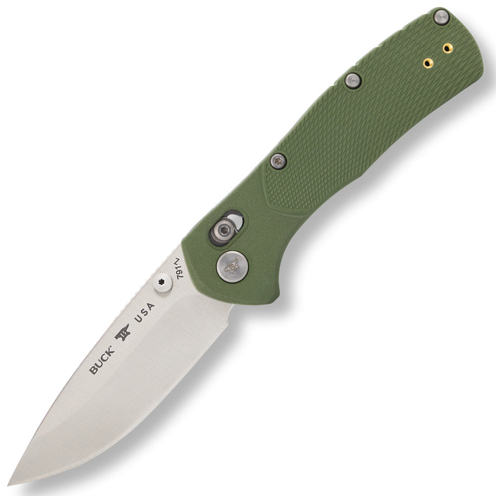 Buck 791 Range Pro Lockblade Knife Green