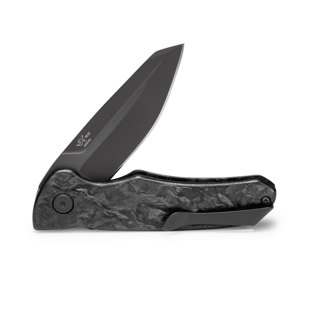 Buck 843 Sprint Ops Carbon Fiber Elite Folding Lockblade Knife Folded