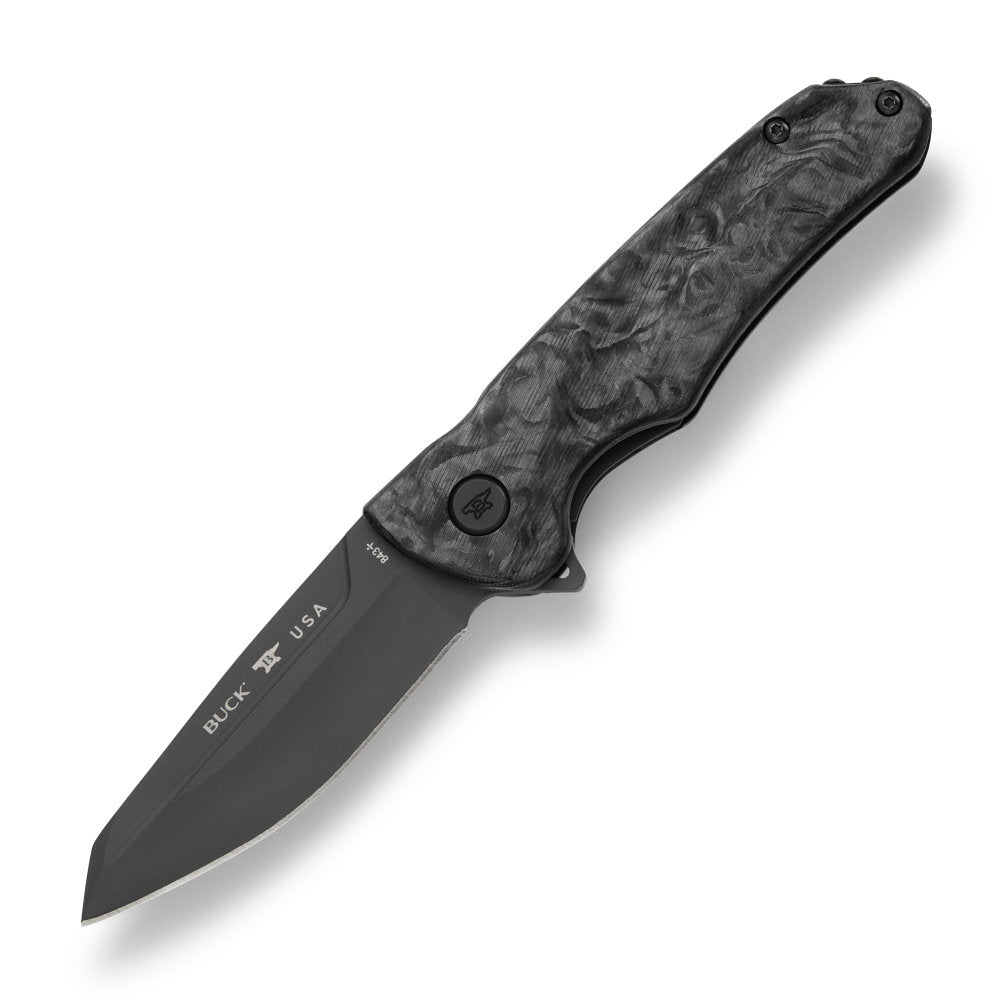 Buck 843 Sprint Ops Carbon Fiber Elite Folding Lockblade Knife at Swiss Knife Shop