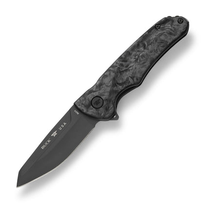 Buck 843 Sprint Ops Carbon Fiber Elite Folding Lockblade Knife at Swiss Knife Shop