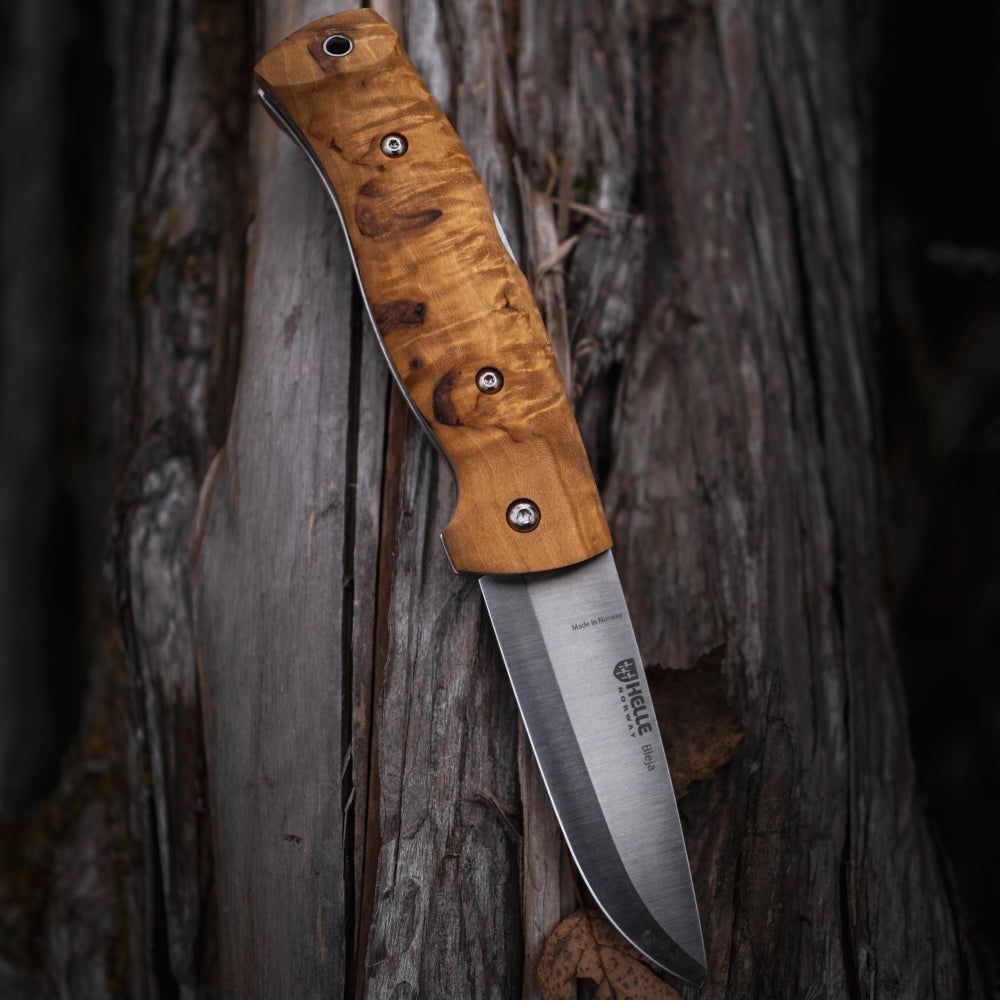 Helle Bleja Folding Outdoor Knife with Back Lock Mechanism