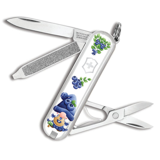 Victorinox Blueberry Gnomes Classic SD Designer Swiss Army Knife at Swiss Knife Shop